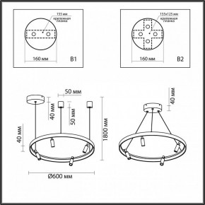 Подвесная люстра Odeon Light Fonda 4317/58L в Надыме - nadym.mebel24.online | фото 6