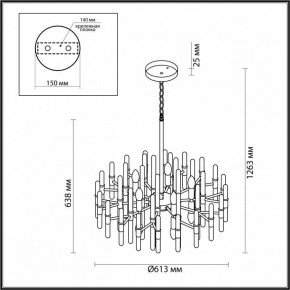 Подвесная люстра Odeon Light Stika 4988/10 в Надыме - nadym.mebel24.online | фото 7