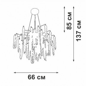 Подвесная люстра Vitaluce V28550 V28550-9/7S в Надыме - nadym.mebel24.online | фото 5