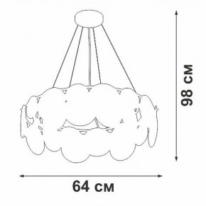 Подвесная люстра Vitaluce V5801 V5801-8/6S в Надыме - nadym.mebel24.online | фото 7