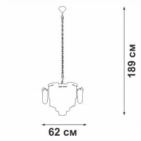 Подвесная люстра Vitaluce V58370 V58370-8/13 в Надыме - nadym.mebel24.online | фото 3