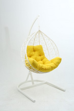 Подвесное кресло Бароло (белый/желтый) в Надыме - nadym.mebel24.online | фото