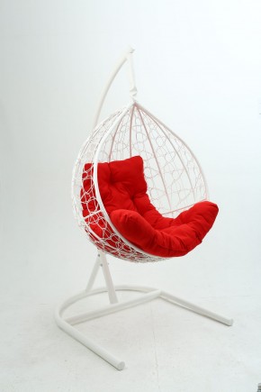 Подвесное кресло Бароло (белый/красный) в Надыме - nadym.mebel24.online | фото