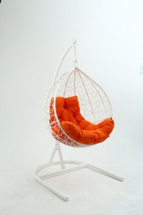 Подвесное кресло Бароло (белый/оранжевый) в Надыме - nadym.mebel24.online | фото