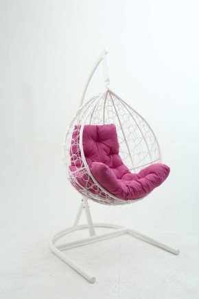 Подвесное кресло Бароло (белый/розовый) в Надыме - nadym.mebel24.online | фото