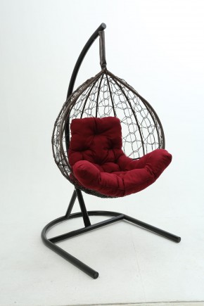 Подвесное кресло Бароло (коричневый/бордо) в Надыме - nadym.mebel24.online | фото