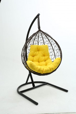 Подвесное кресло Бароло (коричневый/желтый) в Надыме - nadym.mebel24.online | фото