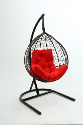 Подвесное кресло Бароло (коричневый/красный) в Надыме - nadym.mebel24.online | фото