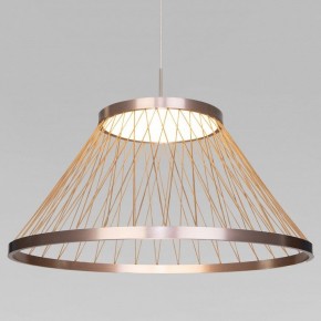 Подвесной светильник Eurosvet Cesta 40017/1 LED коричневый в Надыме - nadym.mebel24.online | фото
