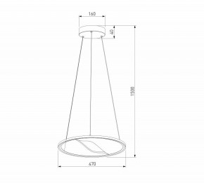Подвесной светильник Eurosvet Occhio 40026/1 LED серый в Надыме - nadym.mebel24.online | фото 5