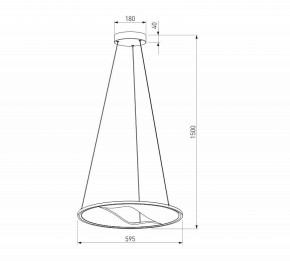Подвесной светильник Eurosvet Occhio 40027/1 LED серый в Надыме - nadym.mebel24.online | фото 5