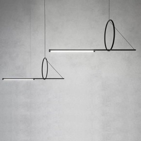 Подвесной светильник Imperiumloft Suspension Cercle Et Trait – Graphite Satine 40.1282-0 в Надыме - nadym.mebel24.online | фото 4