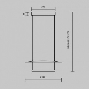 Подвесной светильник Maytoni Ambience MOD280PL-L30B3K1 в Надыме - nadym.mebel24.online | фото 4