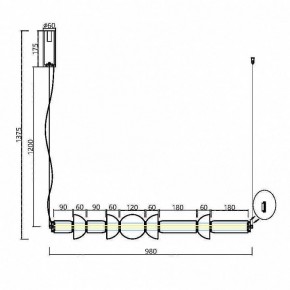 Подвесной светильник Maytoni Cosmo MOD210PL-L39BS3K в Надыме - nadym.mebel24.online | фото 7