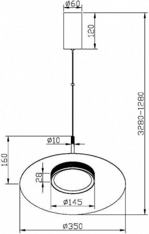 Подвесной светильник Maytoni Halo MOD041PL-L15B3K1 в Надыме - nadym.mebel24.online | фото 5