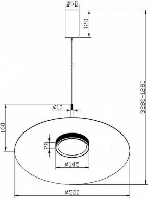 Подвесной светильник Maytoni Halo MOD041PL-L15W3K1 в Надыме - nadym.mebel24.online | фото 4