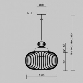 Подвесной светильник Maytoni Levitation MOD376PL-01G в Надыме - nadym.mebel24.online | фото 5