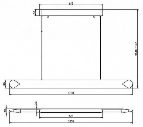 Подвесной светильник Maytoni Motion MOD276PL-L40B3K в Надыме - nadym.mebel24.online | фото 3