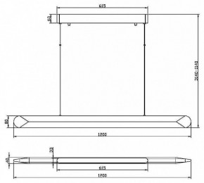 Подвесной светильник Maytoni Motion MOD276PL-L40W3K в Надыме - nadym.mebel24.online | фото 4