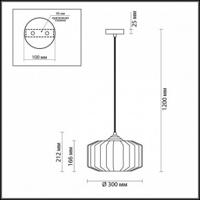 Подвесной светильник Odeon Light Binga 4746/1 в Надыме - nadym.mebel24.online | фото 6