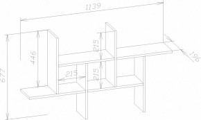 Полка навесная ПК-6 в Надыме - nadym.mebel24.online | фото 4