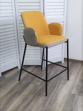 Полубарный стул NYX (H=65cm) VF106 желтый / VF120 серый М-City в Надыме - nadym.mebel24.online | фото 2