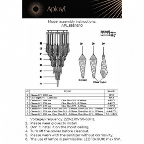 Потолочная люстра Aployt Teresa APL.855.16.10 в Надыме - nadym.mebel24.online | фото 10