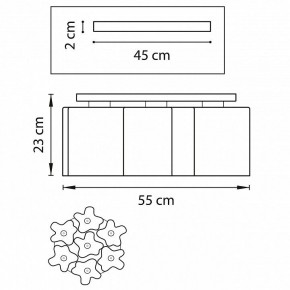 Потолочная люстра Lightstar Nubi 802073 в Надыме - nadym.mebel24.online | фото 2