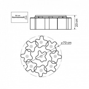 Потолочная люстра Lightstar Nubi 802090 в Надыме - nadym.mebel24.online | фото 5