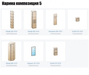 Прихожая Карина (модульная) в Надыме - nadym.mebel24.online | фото 2