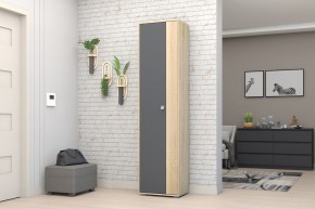 Прихожая Монако-2 (Дуб Сонома/Графит) в Надыме - nadym.mebel24.online | фото 11