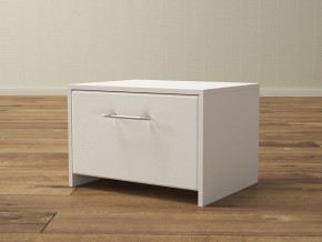 PROxSON Тумба Varna (ЛДСП Белая+экокожа Белый/Белый) 51x40 в Надыме - nadym.mebel24.online | фото
