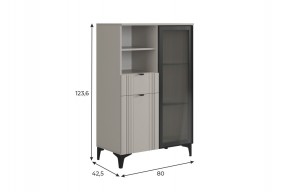 РИЧ Комод 2 со стеклом в Надыме - nadym.mebel24.online | фото 2