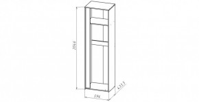 ЛИНДА-2 Шкаф 1-о дверный для одежды (ЛНД.02) в Надыме - nadym.mebel24.online | фото 2