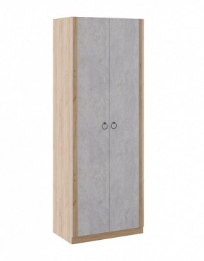Шкаф 2 двери Глэдис М22 (Дуб Золотой/Цемент светлый) в Надыме - nadym.mebel24.online | фото