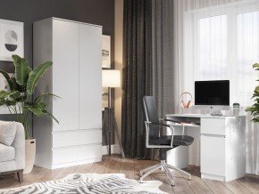 Шкаф 2-ств. с 2 ящиками "Бьянко" в Надыме - nadym.mebel24.online | фото 4