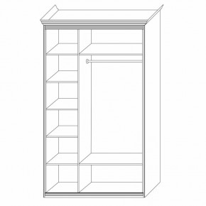 Шкаф 3-х дверный (корпус) Неаполь в Надыме - nadym.mebel24.online | фото 3