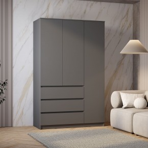 Шкаф 3-х створчатый Симпл ШК-08 (графит) в Надыме - nadym.mebel24.online | фото 3