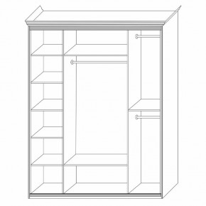 Шкаф 4-х дверный (корпус) Неаполь в Надыме - nadym.mebel24.online | фото 3