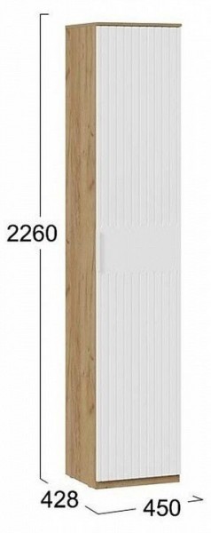 Шкаф для белья Хилтон Исп. 2 в Надыме - nadym.mebel24.online | фото 6