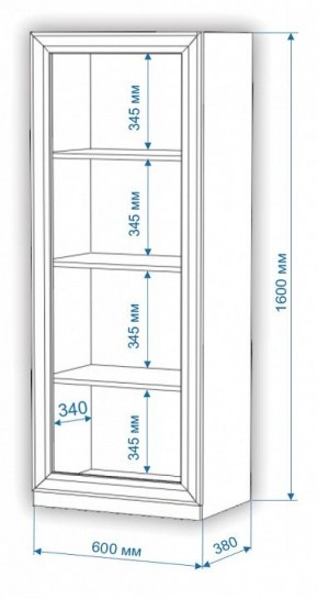 Шкаф для белья Нобиле ВтН-ФГД в Надыме - nadym.mebel24.online | фото 2