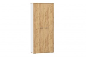 Шкаф для одежды НМ 040.42 "Санти" (Белый/Крафт Золотой) в Надыме - nadym.mebel24.online | фото