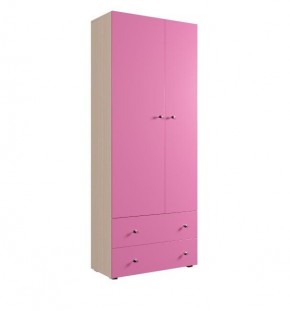 Шкаф ДМ 800 с 2-мя ящиками (розовый) в Надыме - nadym.mebel24.online | фото