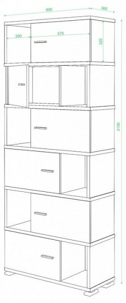 Шкаф комбинированный Домино СБ-30/6 в Надыме - nadym.mebel24.online | фото 2