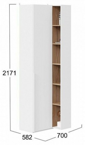 Шкаф комбинированный Порто СМ-393.21.024 в Надыме - nadym.mebel24.online | фото 2