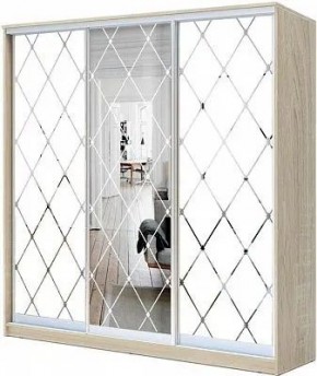 Шкаф-купе ХИТ 22-18-666 РОМБ БОЛЬШОЙ МАТОВЫЙ в Надыме - nadym.mebel24.online | фото
