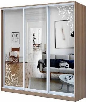 Шкаф-купе ХИТ 23-20/2-656 ОРНАМЕНТ в Надыме - nadym.mebel24.online | фото