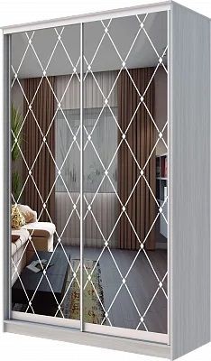 Шкаф-купе ХИТ 24-12-66 РОМБ БОЛЬШОЙ в Надыме - nadym.mebel24.online | фото