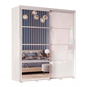 Шкаф-купе Крафт-6 1.6 м ШКК-06 (ясень белый) в Надыме - nadym.mebel24.online | фото 3