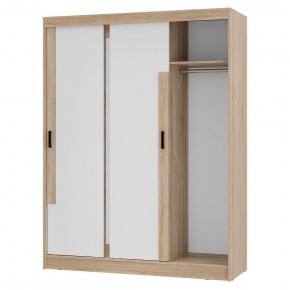 Шкаф-купе Смарт ШКК-06 (дуб сонома/белый) в Надыме - nadym.mebel24.online | фото 4